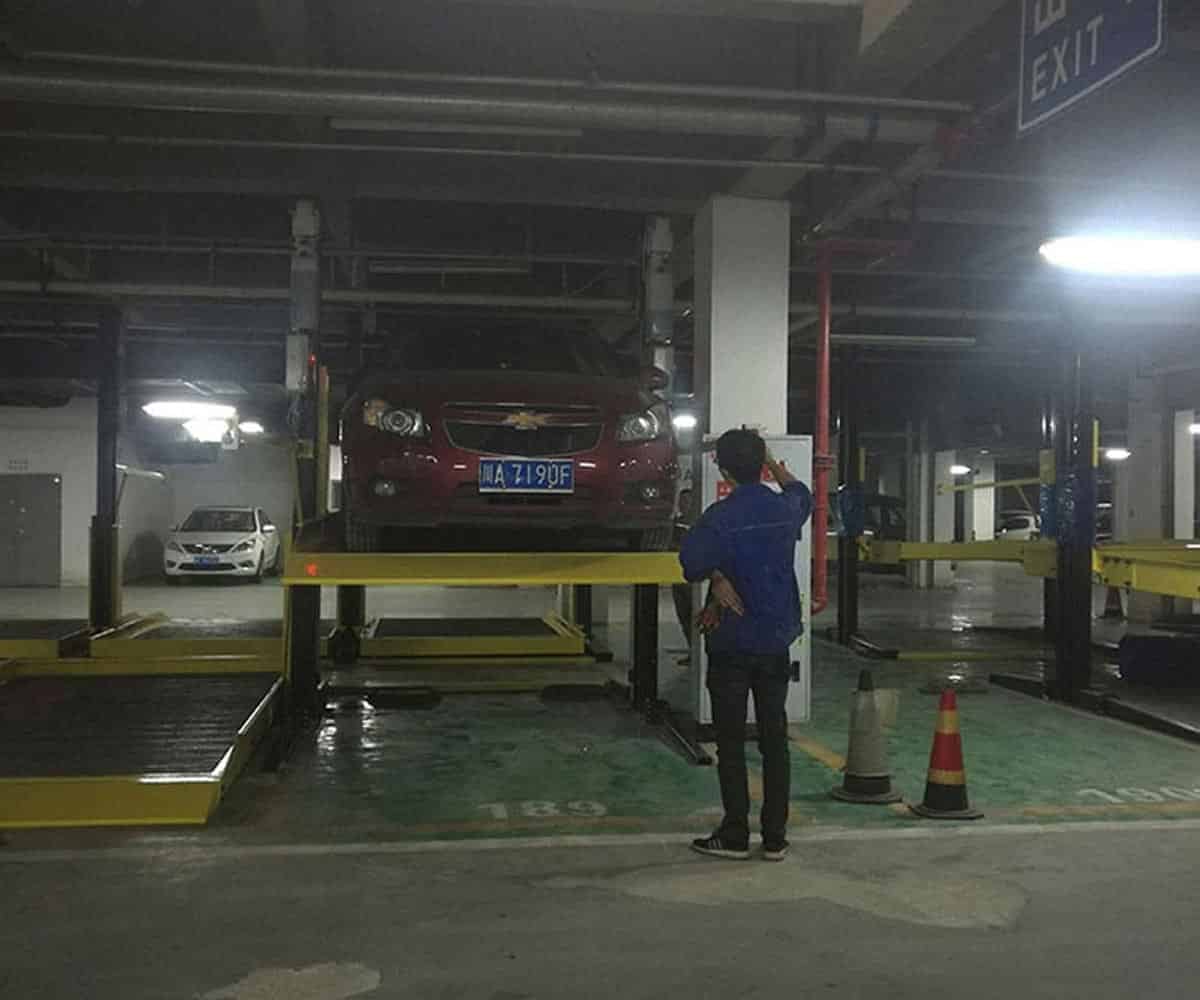 雙層升降橫移式停車(chē)庫(kù)改造